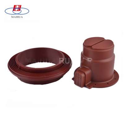 Silicone/EPDM auto rubber part for automotive application