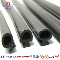 Door edge guards extrusion rubber seal for wood door